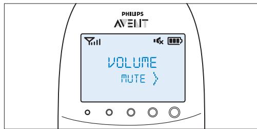 PHILIPS AVENT ECOUTE-BEBE SDC620 - Volumen desaktivado - 1