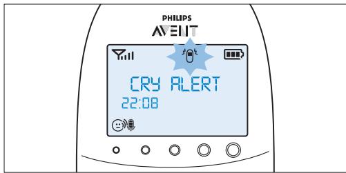 PHILIPS AVENT ECOUTE-BEBE SDC620 - Cry alert - 1