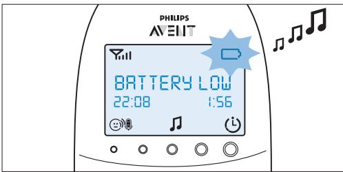 PHILIPS AVENT ECOUTE-BEBE SDC620 - Lag batterinivá - 1