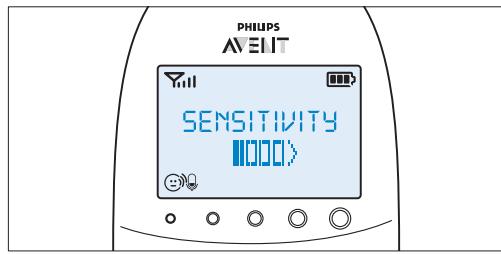 PHILIPS AVENT ECOUTE-BEBE SDC620 - Sensibilitidad - 2
