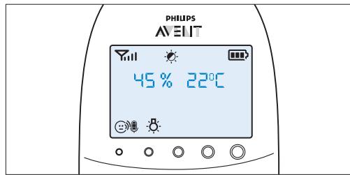 PHILIPS AVENT ECOUTE-BEBE SDC620 - Temperatuur - 1