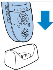 PHILIPS AVENT ECOUTE-BEBE SDC620 - Carga de la unidad de padres - 2