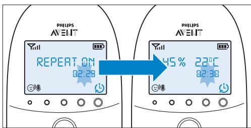 PHILIPS AVENT ECOUTE-BEBE SDC620 - Gjenta matetimeren - 1