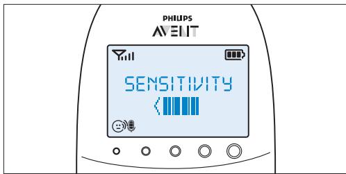 PHILIPS AVENT ECOUTE-BEBE SDC620 - Empfindlichkeit - 1