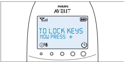 PHILIPS AVENT ECOUTE-BEBE SDC620 - Key lock - 1