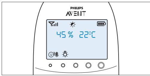 PHILIPS AVENT ECOUTE-BEBE SDC620 - Temperatura - 1