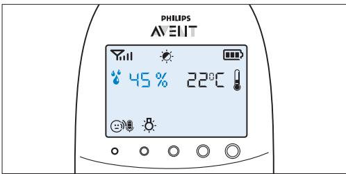 PHILIPS AVENT ECOUTE-BEBE SDC620 - Kosteus - 1