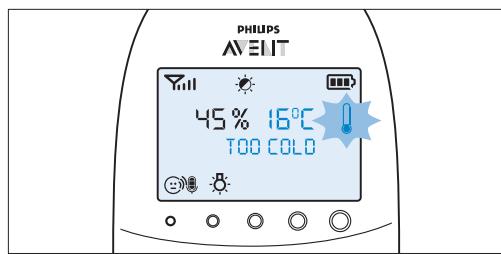 PHILIPS AVENT ECOUTE-BEBE SDC620 - Temperature - 2