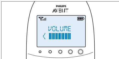 PHILIPS AVENT ECOUTE-BEBE SDC620 - Volume - 1