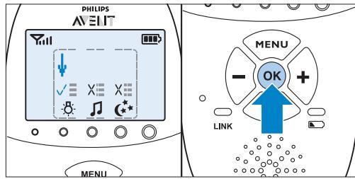 PHILIPS AVENT ECOUTE-BEBE SDC620 - Opmerking: - 2