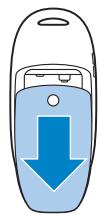 PHILIPS AVENT ECOUTE-BEBE SDC620 - Inserting the rechargeable batteries - 1