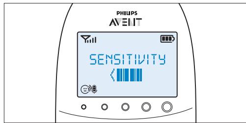 PHILIPS AVENT ECOUTE-BEBE SDC620 - Sensibilità - 1