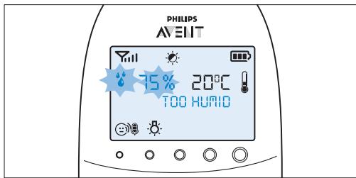 PHILIPS AVENT ECOUTE-BEBE SDC620 - Humedad - 3