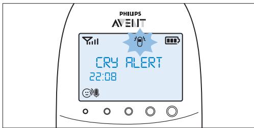 PHILIPS AVENT ECOUTE-BEBE SDC620 - Avviso di pianto - 1