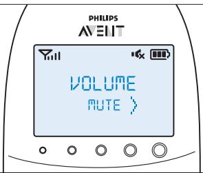 PHILIPS AVENT ECOUTE-BEBE SDC620 - Volume off - 1