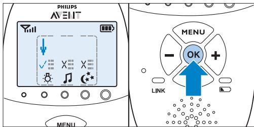 PHILIPS AVENT ECOUTE-BEBE SDC620 - Remarque : - 2