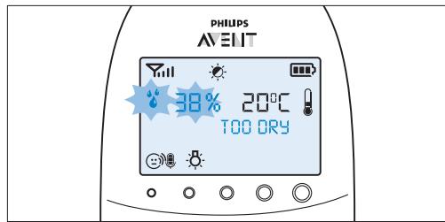 PHILIPS AVENT ECOUTE-BEBE SDC620 - Vochtigkeit - 2