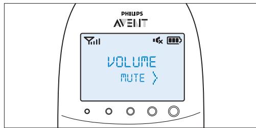 PHILIPS AVENT ECOUTE-BEBE SDC620 - Stummschaltung - 1
