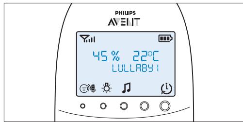 PHILIPS AVENT ECOUTE-BEBE SDC620 - En el menu,uede elegirdistinctasoptionesc: - 2