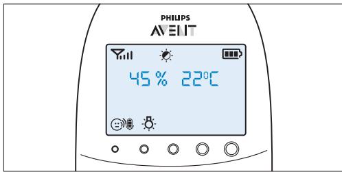 PHILIPS AVENT ECOUTE-BEBE SDC620 - Θερμοκρασία - 1