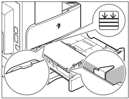 CANON FC 120 - Load the paper stack into the paper drawer. - 1