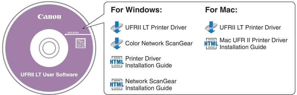 CANON FC 120 - UFRII LT User Software CD-ROM - 1