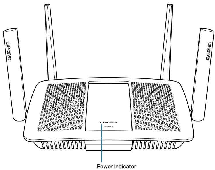 LINKSYS EA6100 - Vue de face - 1