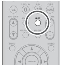 MARANTZ RC010SR - RC011SR - TEMPORARILY TURNING OFF THE SOUND - 2
