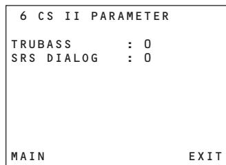 MARANTZ RC010SR - RC011SR - CS II (CIRCLE SURROUND II) PARAMETER - 1