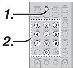 MARANTZ RC010SR - RC011SR - PROGRAMMING WITH THE 4-DIGIT CODE - 2