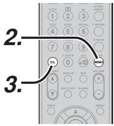 MARANTZ RC010SR - RC011SR - CLEARING STORED PRESET STATIONS - 2