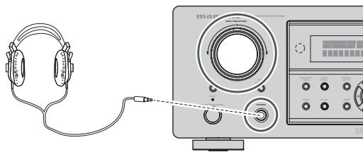 MARANTZ RC010SR - RC011SR - LISTENING THROUGH HEADPHONES - 1