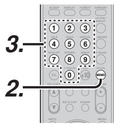 MARANTZ RC010SR - RC011SR - MANUAL PRESET MEMORY - 2