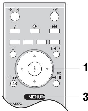 SONY RM ED012 - 6: Auto-tuning the TV - 1