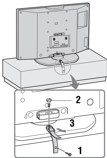 SONY RM ED012 - 4: Preventing the TV from toppling over - 1