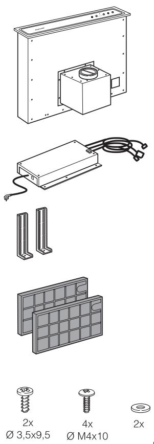 KITCHENAID KEWPP90010 - Matériel fourni avec l'appareil - 1