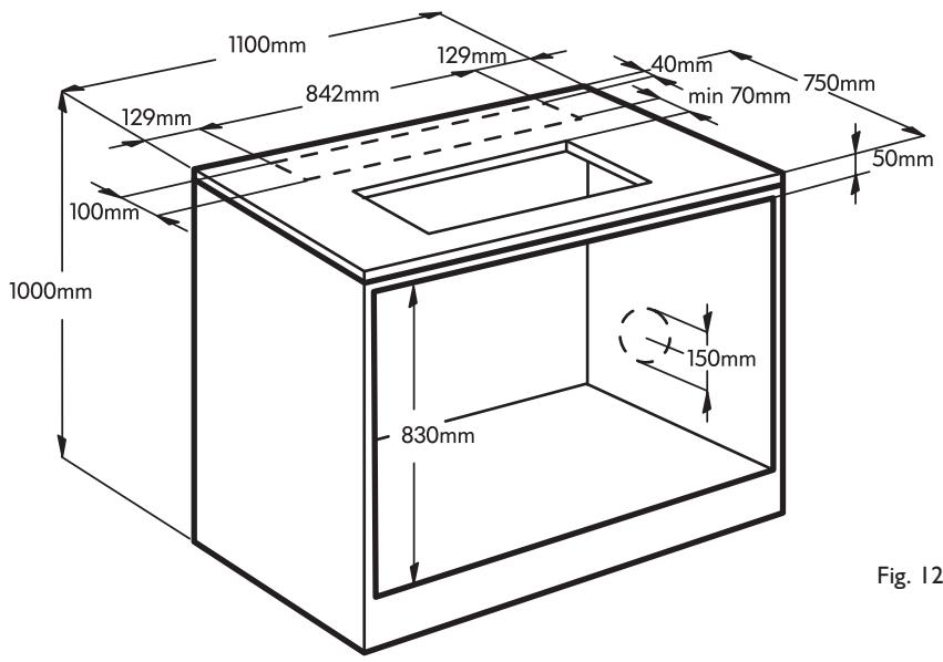 KITCHENAID KEWPP90010 - Dimensions d'installation - 1