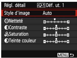 CANON EOS 77D - Sélectionnez [Déf. ut. *]. - 1