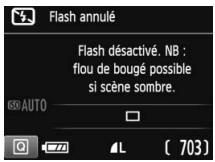 CANON EOS 77D - Désactivation du flash - 2