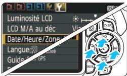 CANON EOS 77D - Affichez l'écran du menu. - 1