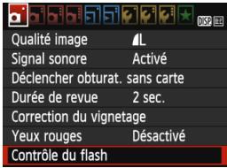 CANON EOS 77D - MENU Réglage du flash - 1