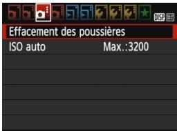 CANON EOS 77D - Obtention des données d'effacement des poussières - 1