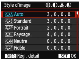 CANON EOS 77D - Sélectionnez [Style d'image]. - 1