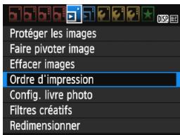 CANON EOS 77D - Réglage des options d'impression - 1