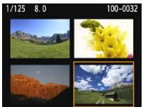 CANON EOS 77D - Affichez l'index. - 2