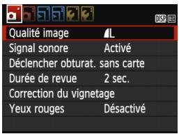 CANON EOS 77D - Fonctions du menu - 1