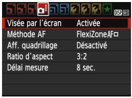 CANON EOS 77D - Réglages des fonctions du menu - 1