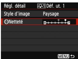 CANON EOS 77D - Sélectionnez un paramètre. - 1