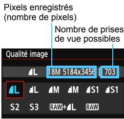 CANON EOS 77D - Sélectionnez [Qualité image]. - 1