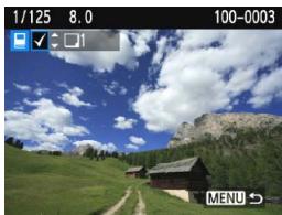 CANON EOS 77D - - Sélectionnez [Sélectionner les images]. - 1